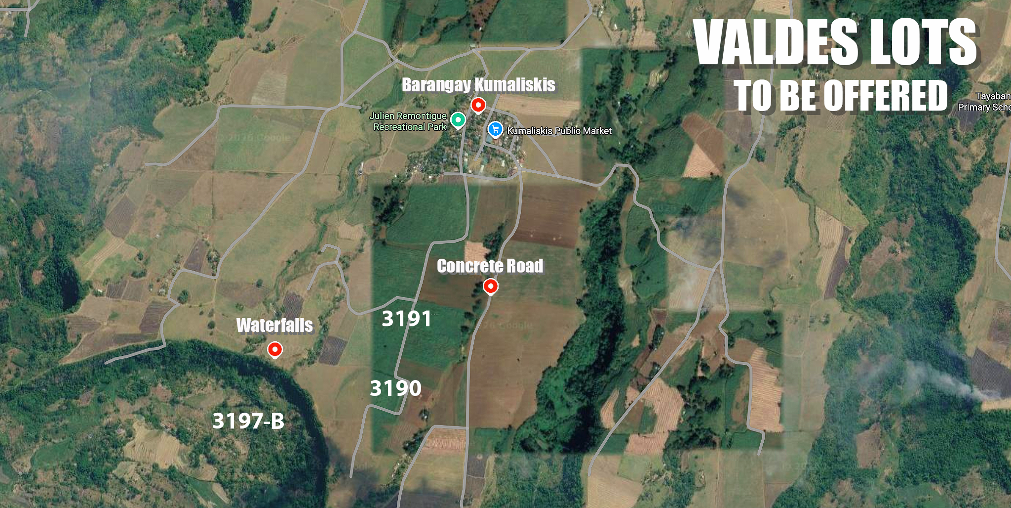 Satellite vicinity map of Kumaliskis, Don Salvador Benedicto