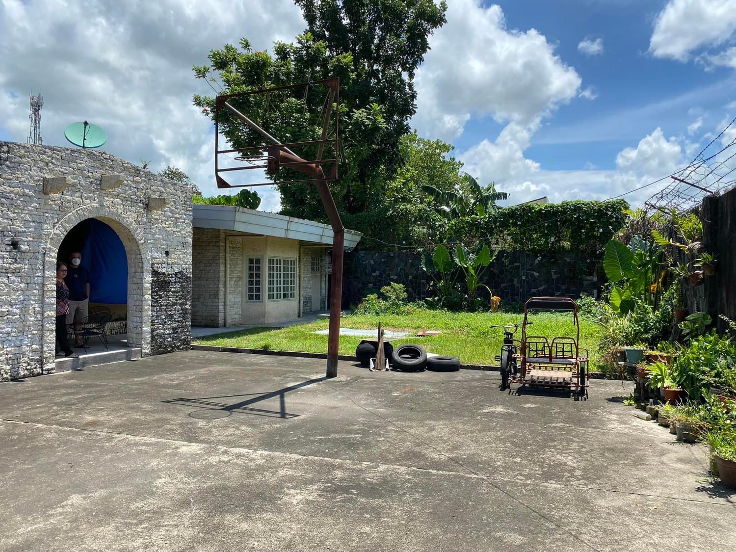 Courtyard and garden